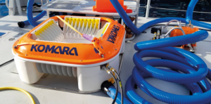 Les écrémeurs de surface, ou skimmers VIKOMA KOMARA