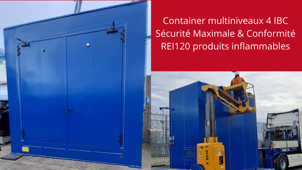 Container de stockage REI120 avec Haladjian, une solution complète pour une autonomie totale en carburant